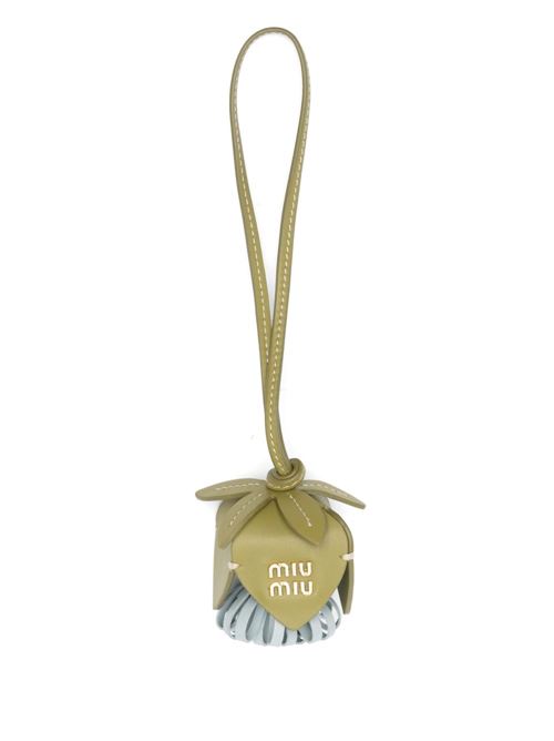 Bicolor Soft Calf Charm MIU MIU | 5TL4982CQSF04FS